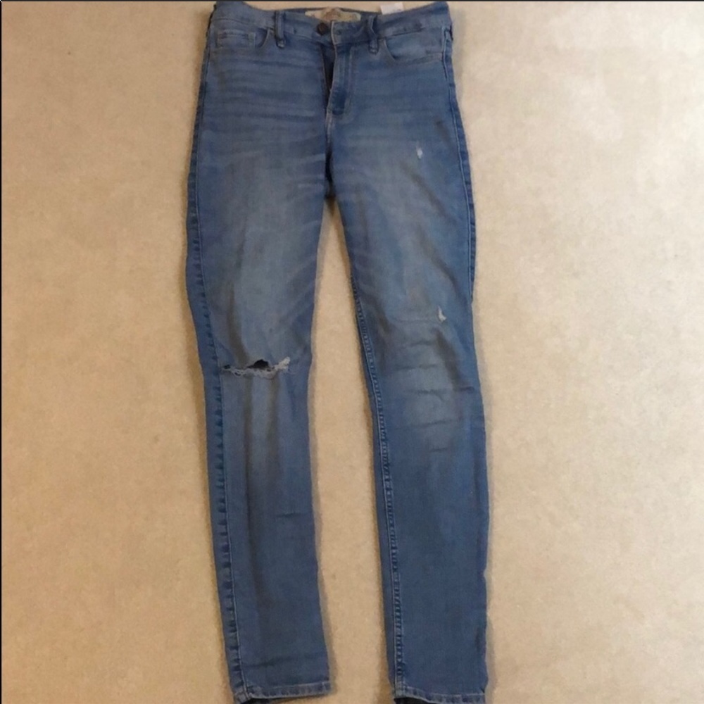 hollister skinny high rise jeans